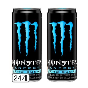 [메리박스] 몬스터에너지 제로슈거 (355ml) (롱캔), 355ml
