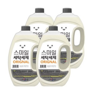 스마일 아토세이프 스마일 액체 세탁세제 2.5L 4개