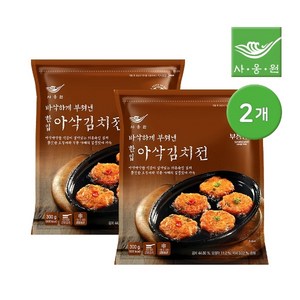 사옹원 한입아삭 김치전, 2개, 300g