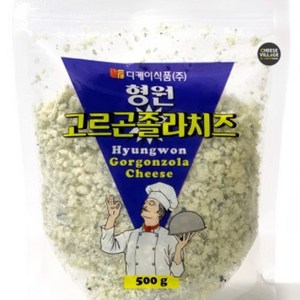 형원 고르곤졸라 치즈 크럼블 500g 업소용 드라이아이스 포장, 1개