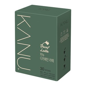 카누 디카페인 라떼 스틱커피, 13.5g, 30개입, 3개