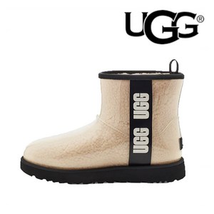 [미국 정품] 어그 UGG 클래식 클리어 미니 양털 부츠 1113190-NBLC BLK