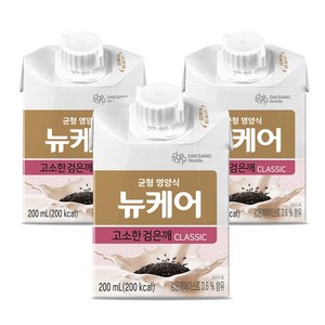 대상웰라이프 뉴케어 고소한검은깨맛 클래식 완전균형영양식, 200ml, 60개