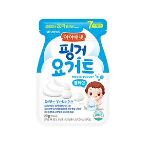 아이배냇 핑거 요거트, 플레인, 20g, 4개
