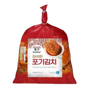 [종가집] 시원하고 깔끔한 포기김치, 4.4kg, 1개