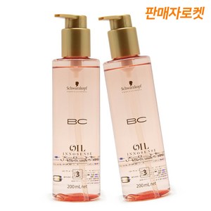 1+1 슈바츠코프 BC오일 로즈 퍼퓸 헤어 에센스 세럼 200ml (총2개입), 2개