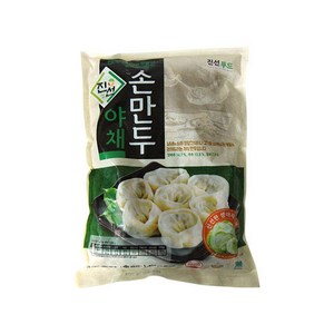 고기가 없는 웰빙 채식 비건 냉동 만두 야채 손만두 1.4kg 1봉, 1개