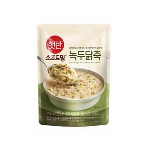 비비고 녹두닭죽, 420g, 10개