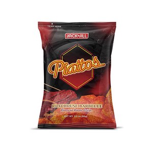 JACK'nJILL Piattos Roadhouse Babeque Flavo Potato Snack 잭인질 피아토스 바베큐맛 감자스낵, 1개, 85g