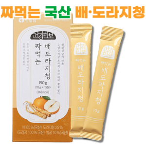 한살림 짜먹는 배도라지청, 1개, 15개입, 150g