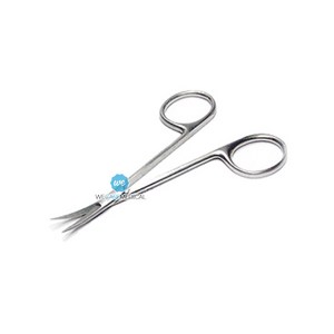 KASCO 안과가위 성형외과가위 10cm 5-006 Curved, 1개