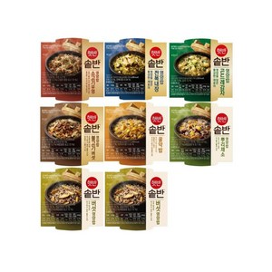 CJ 햇반 솥반 7종 맛보기 세트 (8입), 200g, 8개