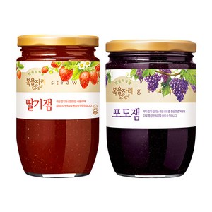 복음자리 딸기잼 500g + 포도잼 620g, 1세트