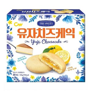 청우식품 유자치즈케익, 190g, 1개