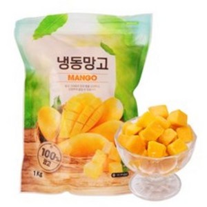 뉴뜨레 냉동 망고다이스 1kg, 10개, 1kg(1개)