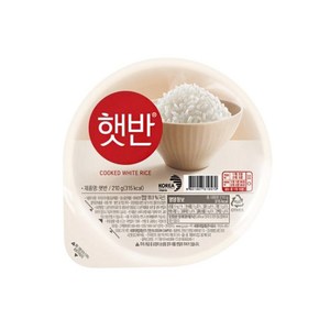 햇반 백미밥 210g 중간공기, 32개