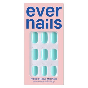 ever nails 에버네일 말랑 인조손톱 네일팁 24tips 컬러 붙이는 손톱 국내제작, 1개, 42.캔디민트