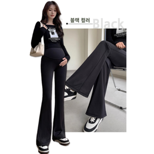 닥터원베리 임산부 요가바지 부츠컷 임부 레깅스 팬츠