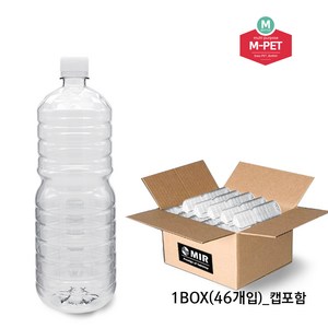 MPET 원형 생수 공병, 46개, 1800ml