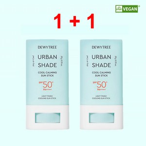 [1+1] 듀이트리 어반 쉐이드 쿨 카밍 선스틱 20g+20g 2개, 40g