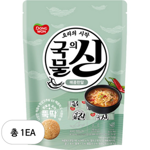 동원 국물의 신 매콤한알, 100g, 1개