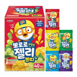 팔도 뽀로로 과일맛 쁘띠 젤리 18g, 720g, 1개