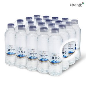 강원평창수 무라벨 생수, 500ml, 20개