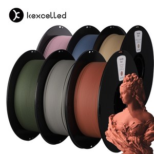 켁셀드 무광 필라멘트 매트 K5M PLA 고속 3D프린터 K5M Filament 1kg, 애쉬 그레이