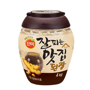 진미 잘되는 맛집 된장, 4kg, 1개