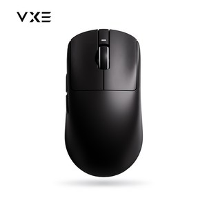 VXE R1 PRO MAX 잠자리 마우스 초경량 무선 게이밍 PAW3395 SE, 블랙