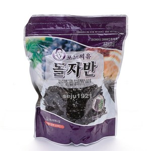 광천어머니김 포도씨유 돌자반 500g X 2봉 김자반 식탁김 도식락김 전장김 김밥김, 2개