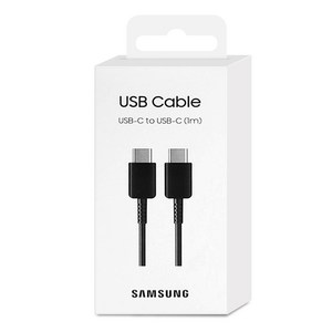 삼성전자 삼성 정품 USB C to 고속 급속 케이블 DA705 케이블/충전기>>충전, 블랙, 1개, 1m