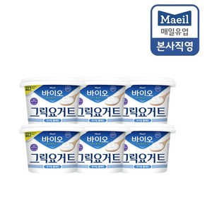 [매일유업] 매일바이오 그릭요거트 무가당 플레인 400g 6개입_냉장, 6개