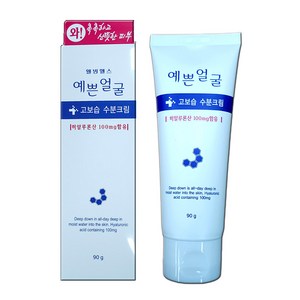 웰빙헬스팜 예쁜얼굴 고보습 수분크림, 90ml, 5개