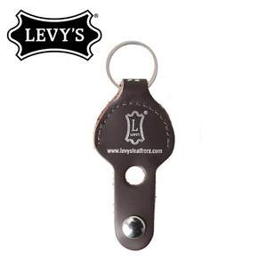 Levys - Pocket Key Fob / 피크 보관용 가죽 키홀더 (DBR), *, *