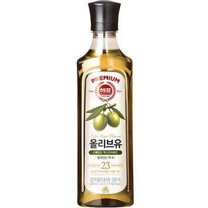 해표 압착 올리브유, 500ml, 1개