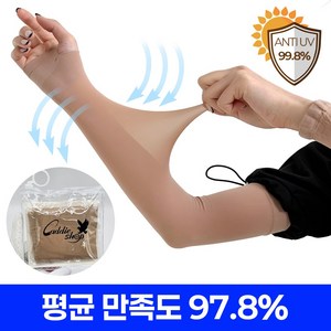 [자외선 차단] 쉘론 원사 기능성 여름 냉감 쿨토시 등산 스포츠 골프 야외활동 필수품, 2개, 스킨