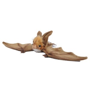 한사토이 3064 박쥐 Bown Bat 봉제인형, 10cm, 갈색, 1개