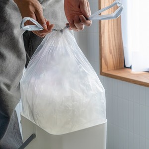 모노플랫 스트링 봉투 대용량 분리수거 쓰레기 재활용 비닐 봉투, 50L, 80개