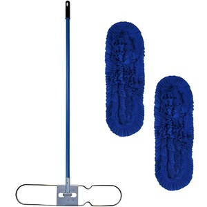 월드크린 극세사 리스킹걸레 60cm 2p + 리스킹 판자루, 1세트, 혼합색상