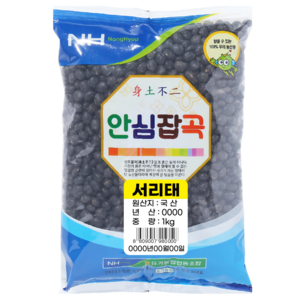 [유가농협] 서리태 1kg/ 속청/ 국산/ 2024년산, 1개