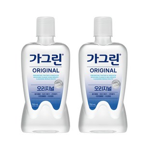 가그린 오리지널 구강청결제, 750ml, 2개