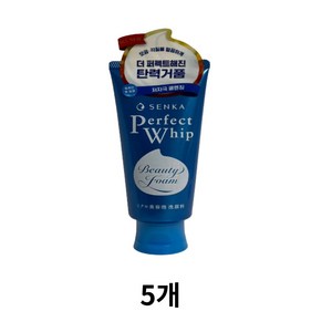 센카 퍼펙트 휩 프레시 클렌징 폼, 120g, 5개