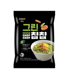 그린챱챱 식물성 클로렐라 라면 118g, 1팩