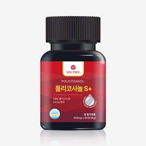 Soltree 쿠바산 폴리코사놀 S플러스 54mg 정품, 1개, 60정