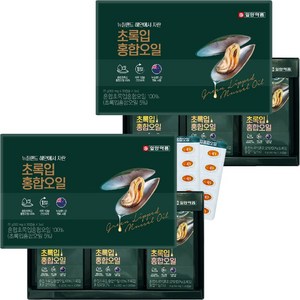 뉴질랜드 초록입 홍합 오일 HACCP 인증 300mg 30캡슐, 6개, 30정