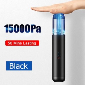 Baseus 15000Pa 자동차 진공 청소기 무선 미니 자동차 청소 핸드 헬드 진공 청소기 W LED 조명 자동차 인테리어 클리너, 2) Black 15000Pa, 2) Black 15000Pa