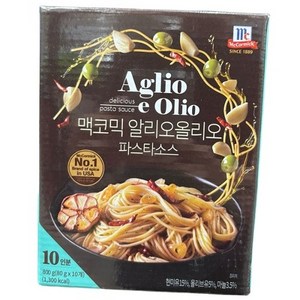 맥코믹 알리오올리오 파스타소스 80gx10, 80g, 10개