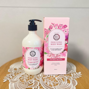 댕기머리 프레쉬 플로럴 바디워시 500ml 등드름바디워시 노인냄새제거 노네랄 약산성 천연, 1개, 0.5l