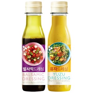 CJ 발사믹드레싱소스 250g 1개 + 유자드레싱소스250g 1개